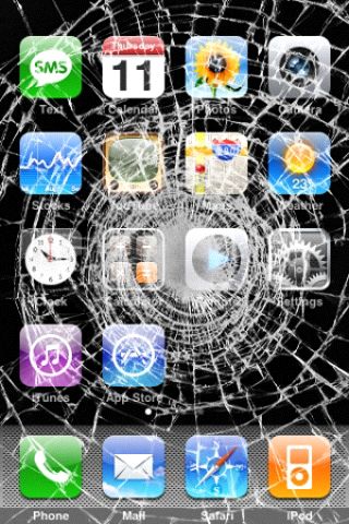 iPhone Front Glass Broken